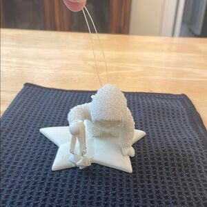 White Star Snow Angel Ornament